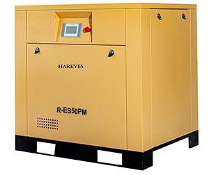 Horizontal Two Stage Permanent Magnet VSD Screw Compressor