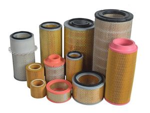 Screw compressor air filter elements